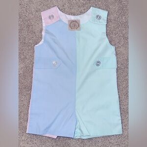 Pastel Colorblock Sleeveless Romper